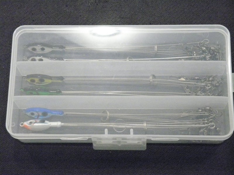 wLure 6 Umbrella Rigs Test in Alabama Fishing Lures in One Tackle Box for Bass Fishing AR1KB - Image 2